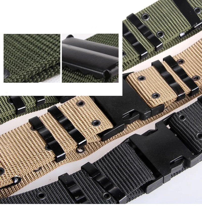 Nylon Tactical Belt for Outdoor Survival and Hunting