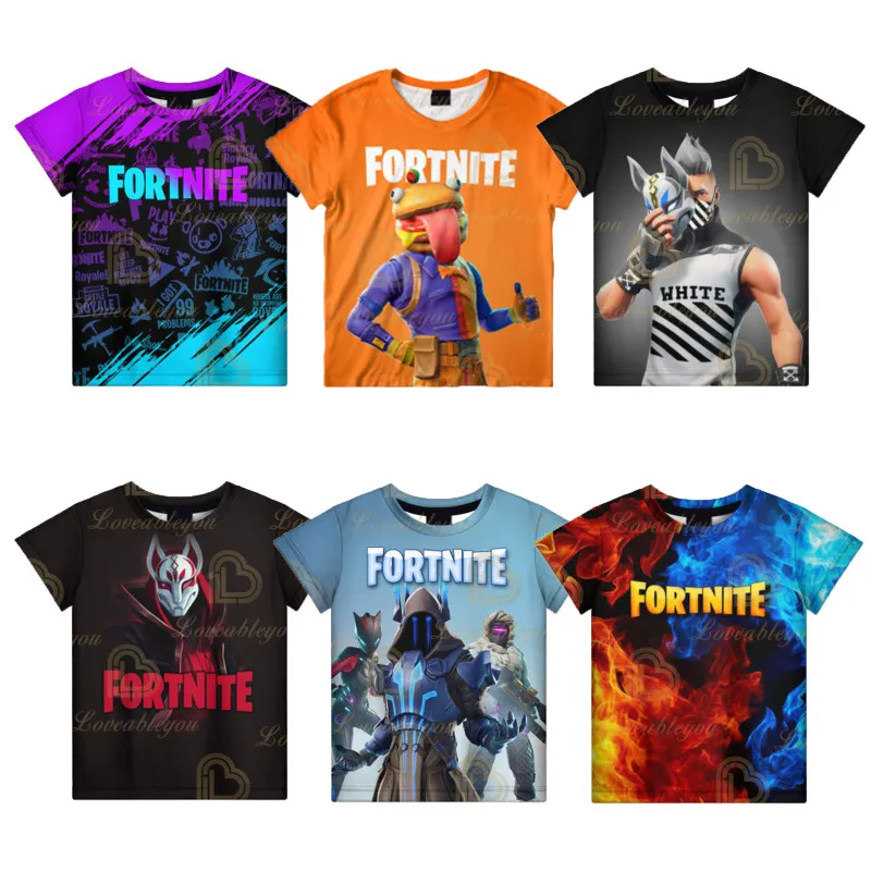 Fortnite 3D Printed Short Sleeve T 