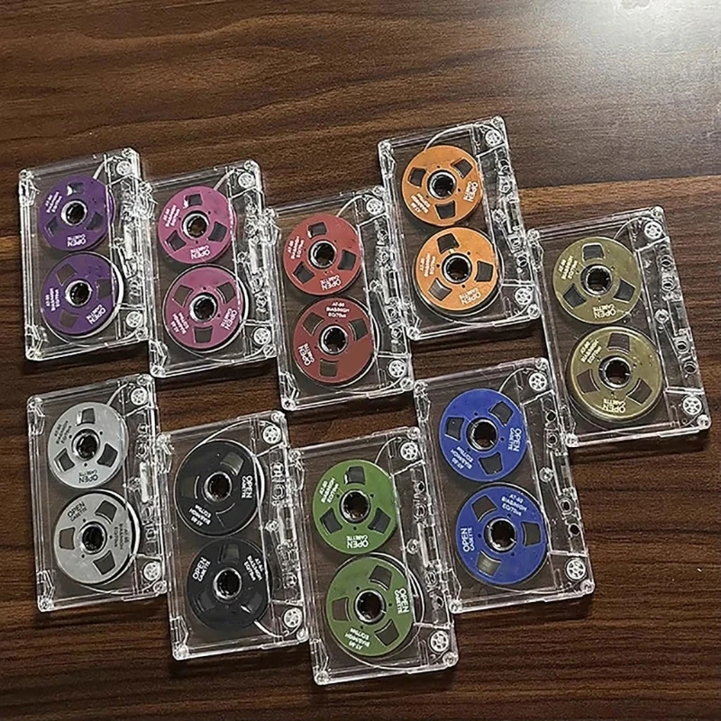 Double-sided Color Housing Empty Tape Metal Cassette Blank Tape Can Record 50 Minutes Professional Blank Cassette