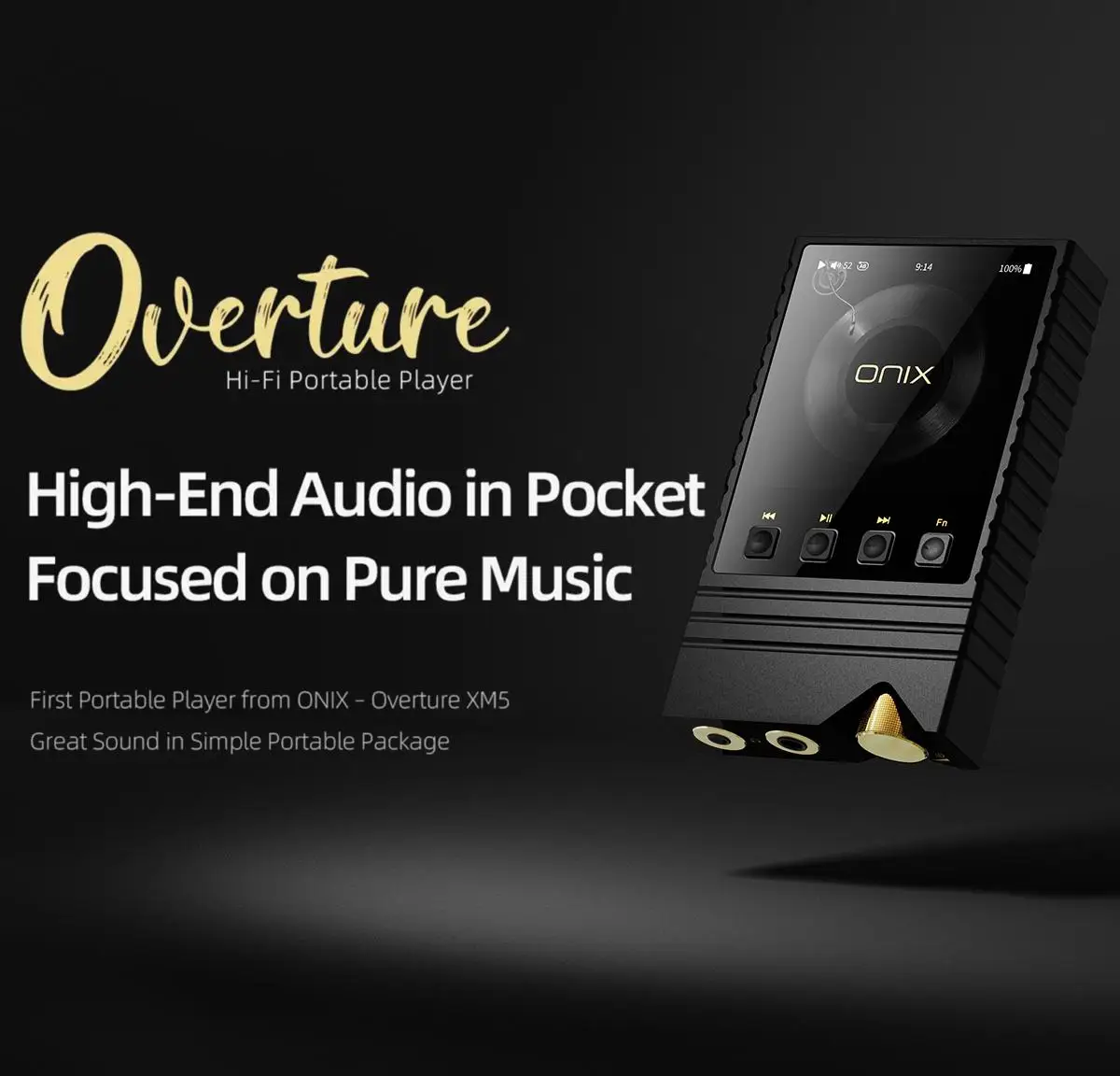 ONIX Overture XM5 HIFI ポータブル音楽 MP3 プレーヤー USB DAC LDAC