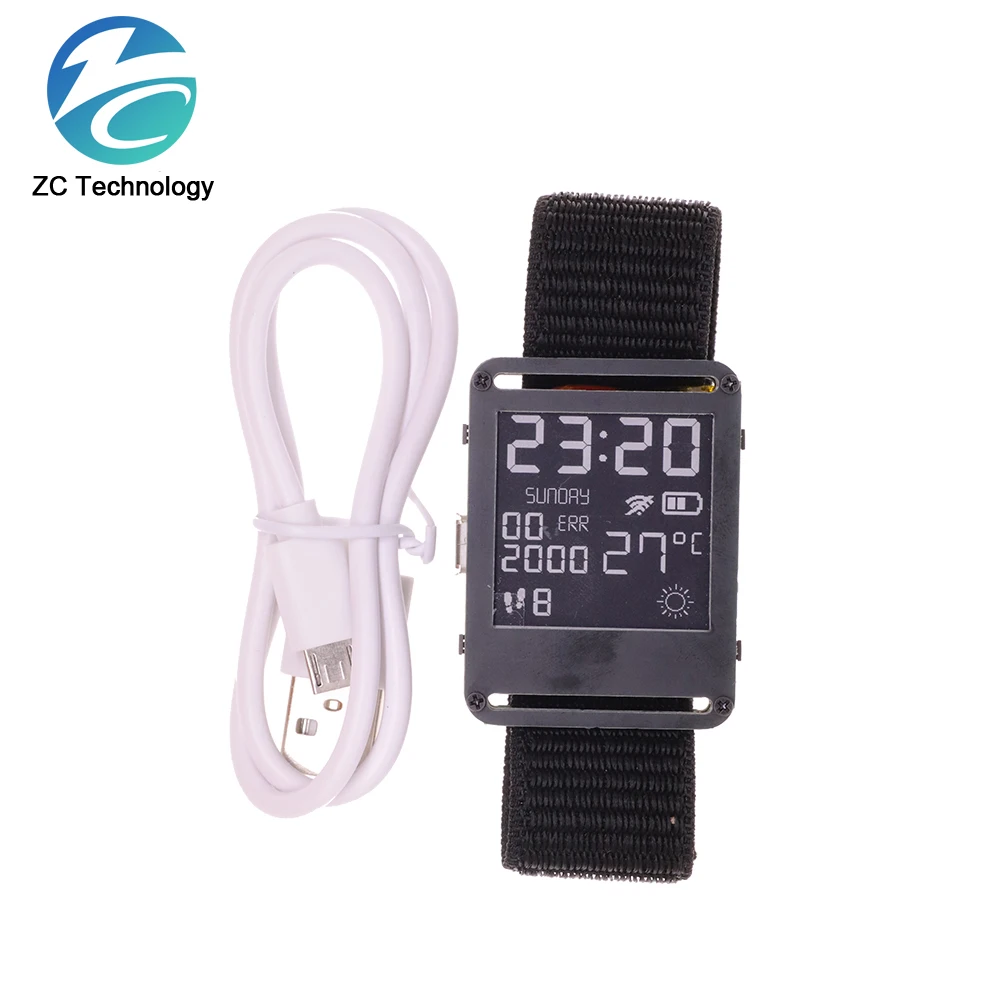 ESP32 Ʈ ġ ESP32 E-Watch WIFI  α׷  ð E-Paper ð ( ҽ ϵ  Ʈ )