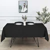 Black Rectangular Tablecloth - 54 x 108 inches - Disposable Tablecloths for Meals, Parties and other Occasions 1