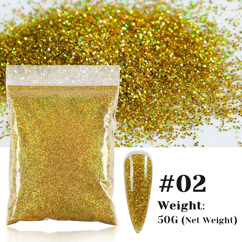 YELLOW - Holographic Glitter Powder