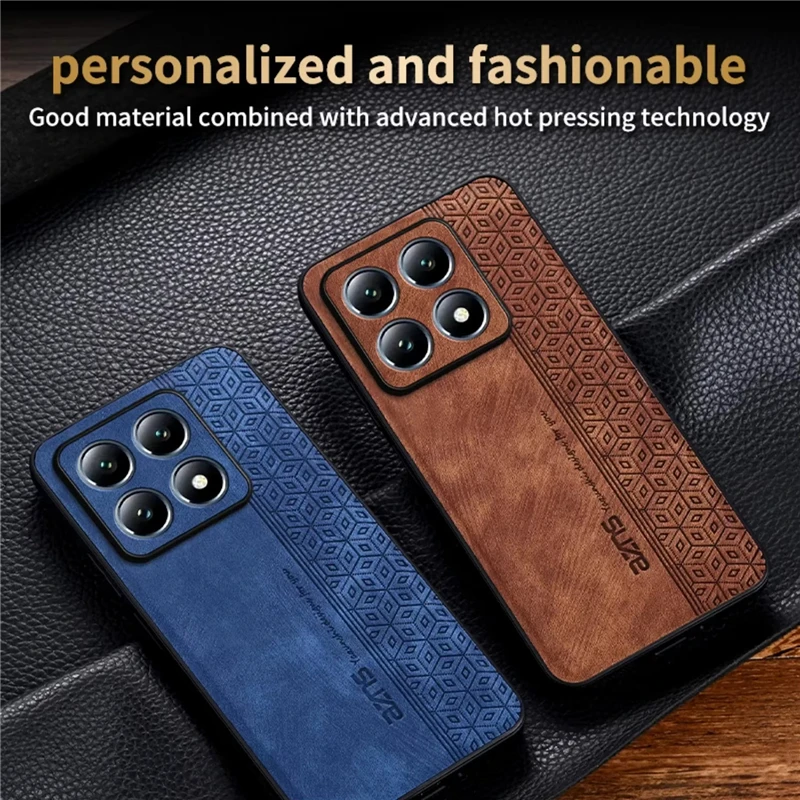 Premium Business Style Leather Phone Case - Shockproof Protective Cover