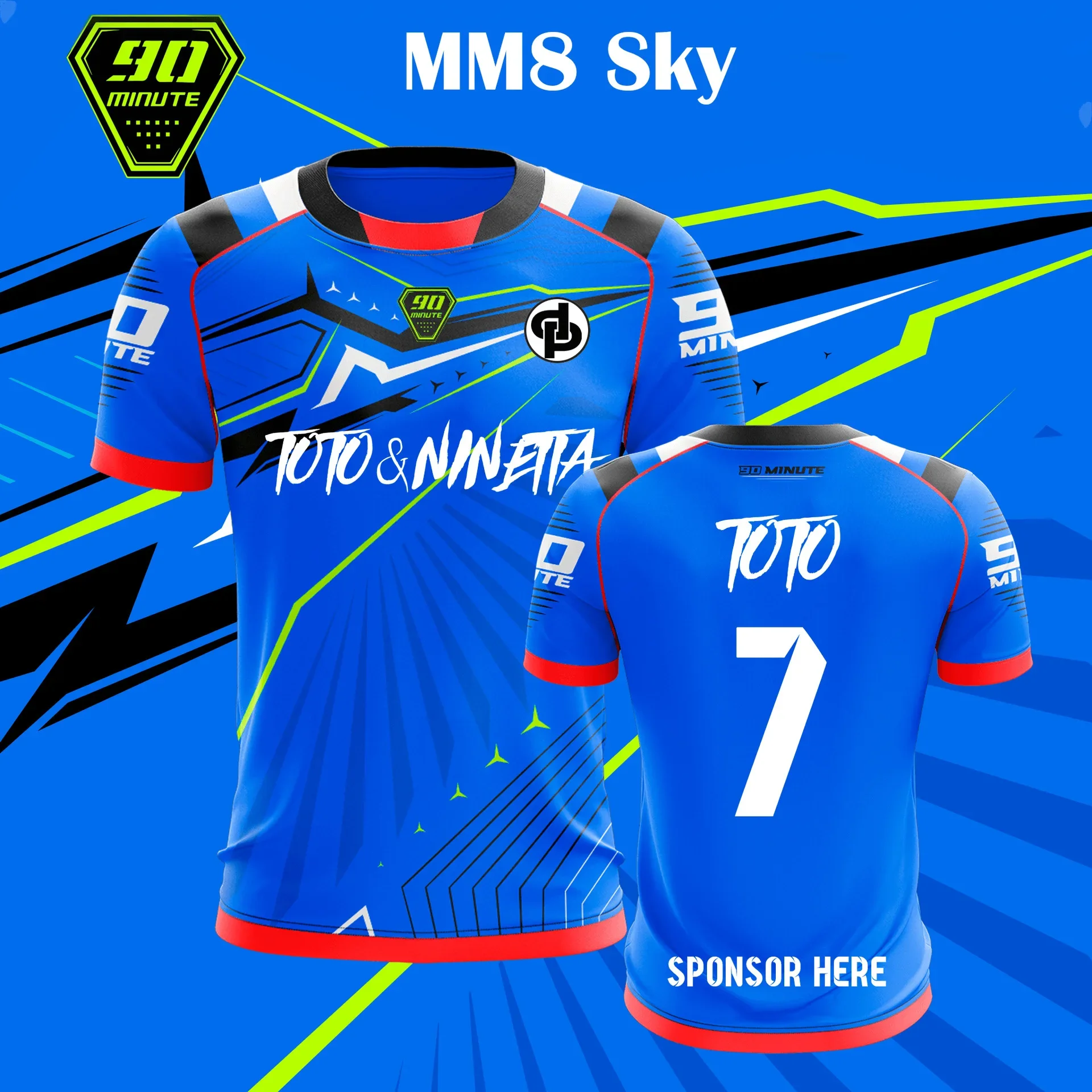 Men and Women Breathable Loose Short-sleeved T-shirt 90-minute Series 3D Printed Tshirts Sports Enthusiast Tops T-shirts