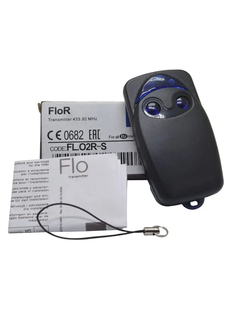 2-50PCS NICE FLOR FLO2RS FLO4RS INTI1 INTI2 INTI2L ON1 ON2 ON4원격 제어 차고 문/문 433,92 MHz