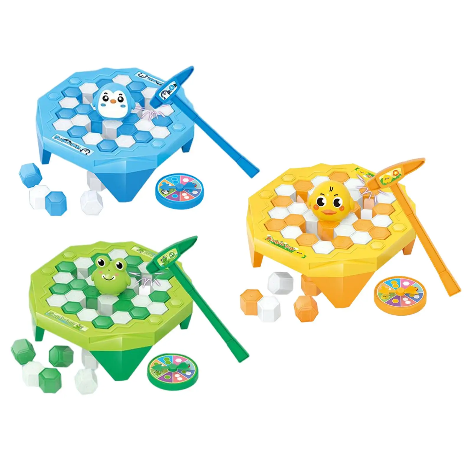 Ice Breaker Board Game Motor Skills Early Learning Puzzle Table Knock Ice Block Breaking Game for Family Game Children Age 3+ 2