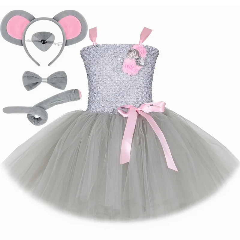 Disfraz Niña Dos Años Disfraz De Ratón Para Niñas Con Tutú De