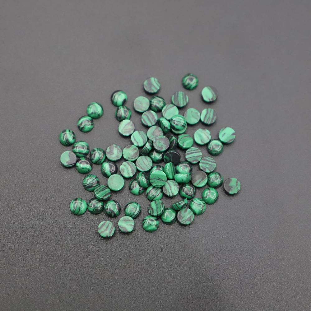 5MM Fashion Natural Stones Round Cabochon Amazonite Rhodochros Amethyst Lapis Lazuli Beads For DIY Jewelry Accessories Wholesale