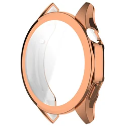 Soft TPU Protective Case & Screen Protector for Huawei Watch GT6 Series (Rose Gold)
