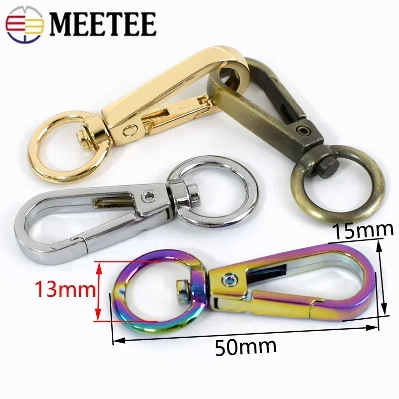 Versatile Metal Buckle Set: Small Carabiner Lobster Clasps for Bags, Straps, Dog Collars, Keychains, and DIY Projects
