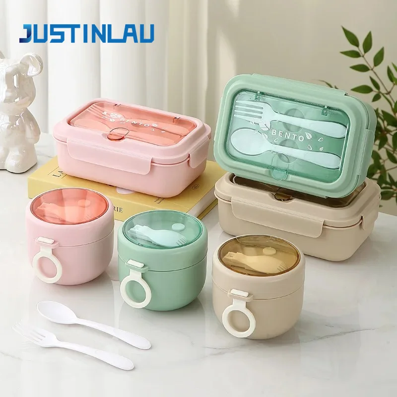 Portable Bento Box Lunch Container for School Office