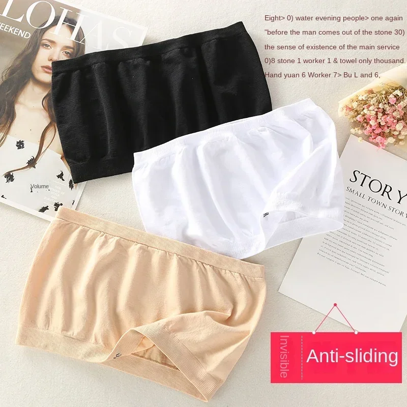 Women Modal Bandeau Top Strapless Bra Soft Seamless Casual Tank Crop Tops women lingerie bra women tank tops women tube tops