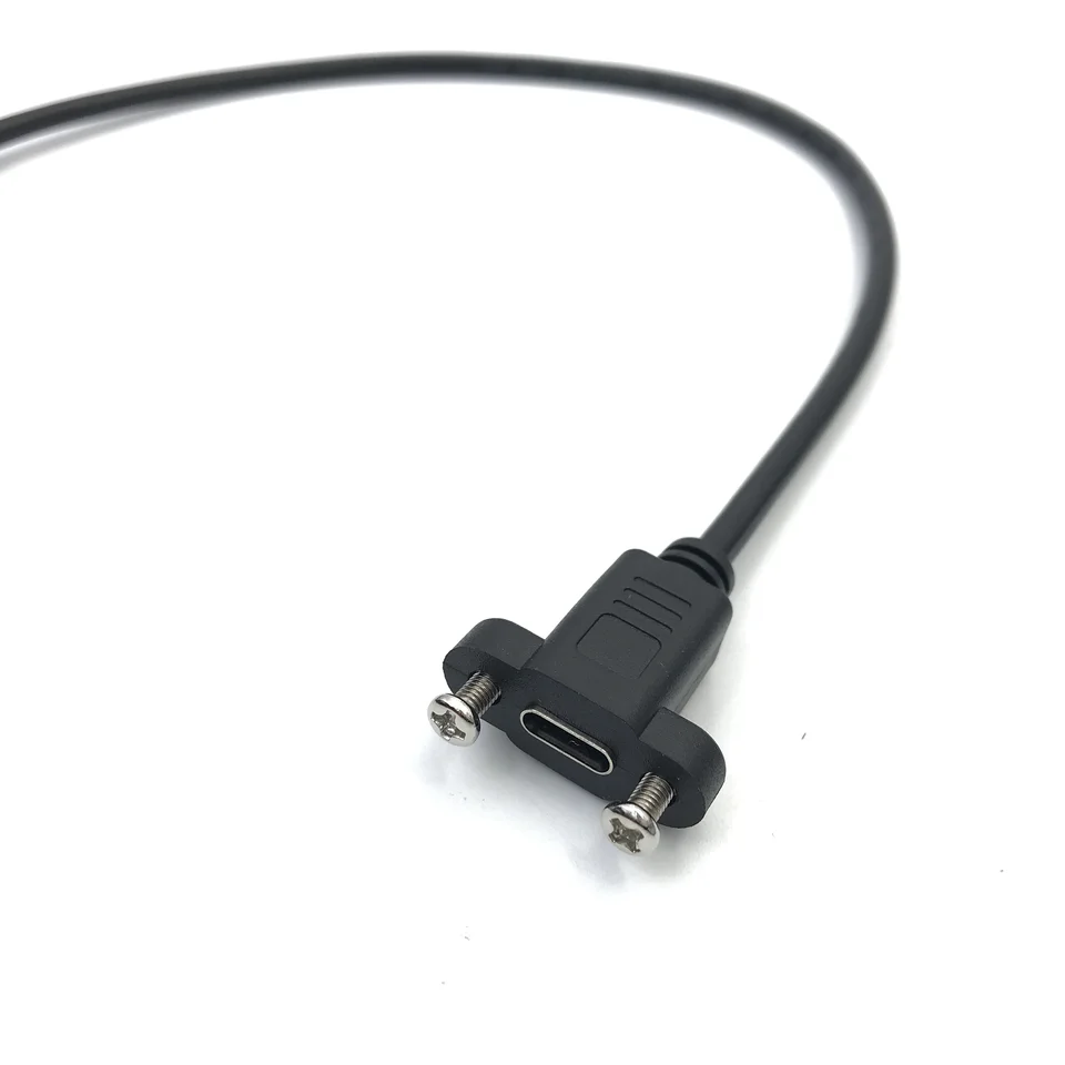 OpenII Cavo corto da USB C a micro USB C, tipo maschio C a micro USB maschio B, cavo di prolunga per MacBook, Dell XPS 13 15, Chromebook Pixel