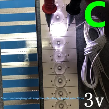 광학 렌즈 플리터가 있는 SMD 램프 비즈, LED TV 수리용, 콘카 레후아 JS-D-JP3920-071EC JS-D-JP3920-061EC, 100%, 3V, 6V, 신제품