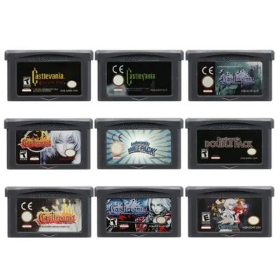 Castlevania 시리즈 GBA 게임 카트리지 32 비트 비디오 게임 콘솔 카드 GBA/NDS용 슬픔의 아시아 달의 원