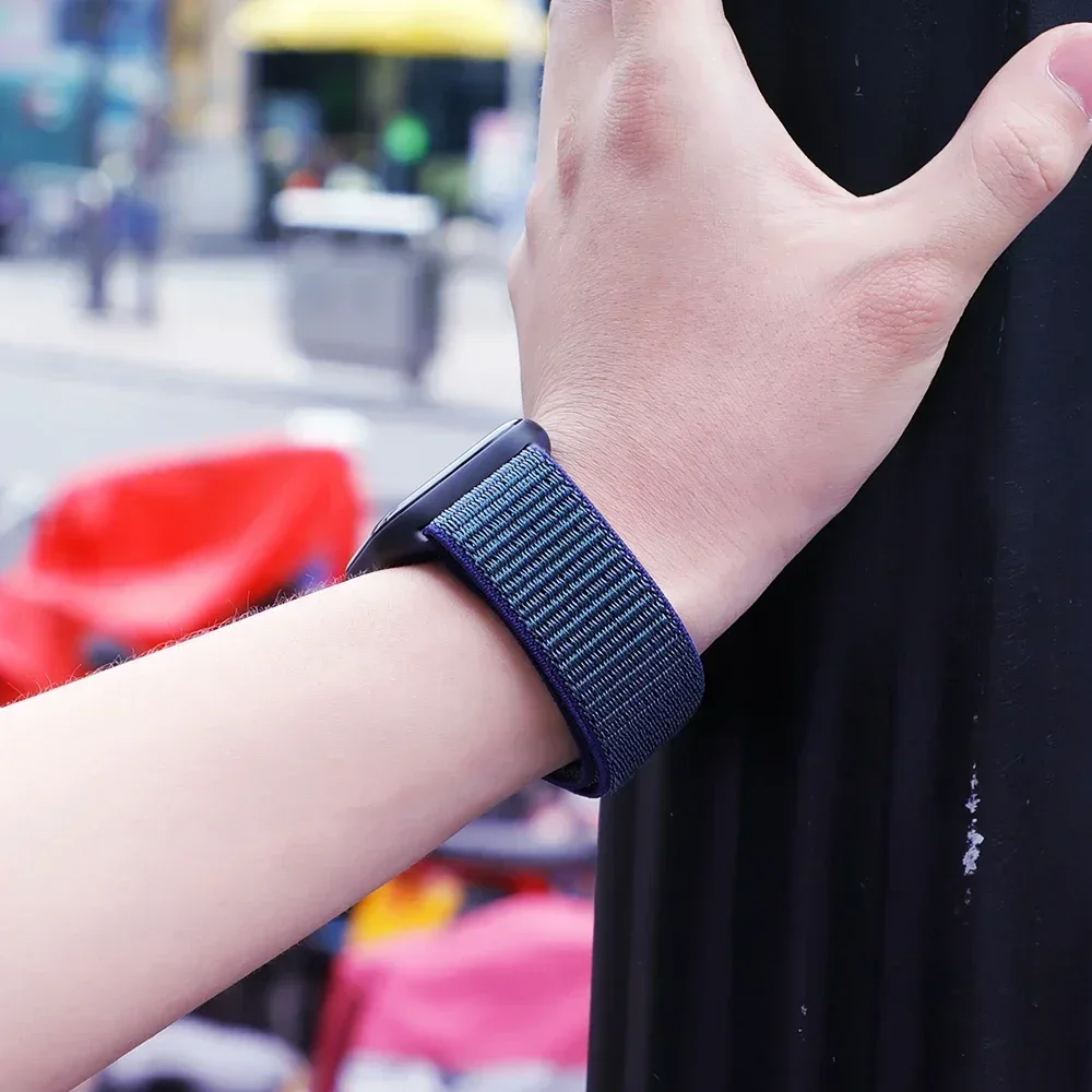 Comfortable Breathable Nylon Loop Strap Bracelet Accessory