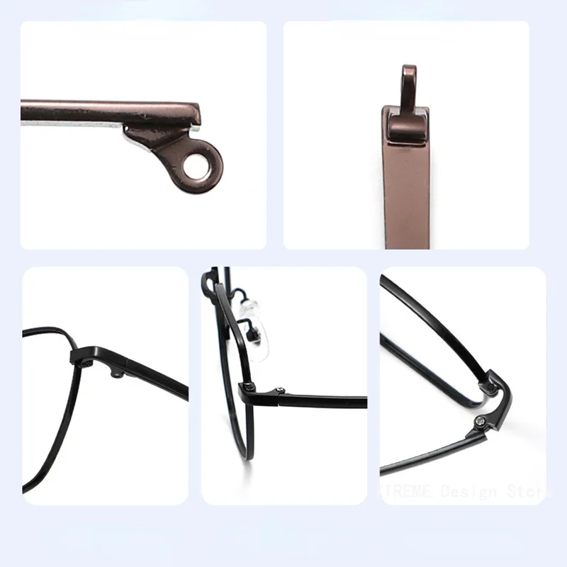 1 Pair Metal Eyeglasses Temple Arm Eyeglasses Replacement Metal Leg Eyewear Accessories Spectacle Frame Repair Tool Eyeglasses Repair Kit