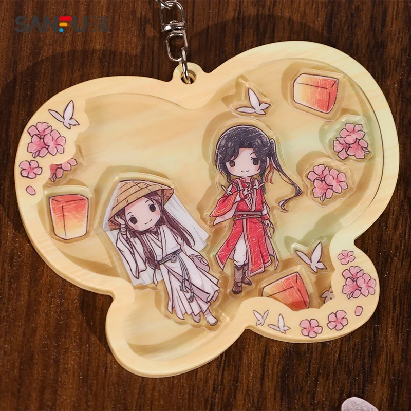 Tian Guan Ci Fu TGCF Xie Lian Hua Cheng BL Shikishi Quicksand Frame Display Cute Cosplay acrylic 2