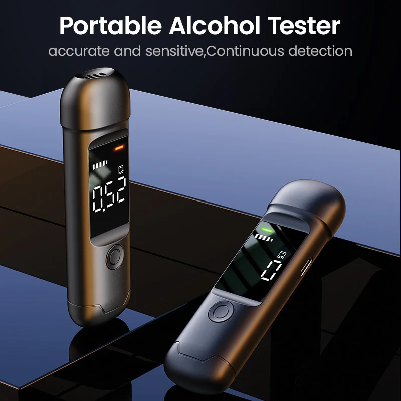 Alcohol Tester Portable Alcohol Detector Breathalyzer For Work Personal Driver Family Use alcohol tester breath alcohol tester