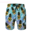 Funny Pineapple Mens Swimwear Beach Shorts Surf Board Shorts Sportwear Pant Boy Short Swimsuit Kids Summer Briefs Swimming Trunk 2