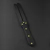 37.5CM Two layers Genuine Leather Horse Whip,Rivet Reinforcement Handle Riding Crop Party Flogger Horse Riding 4