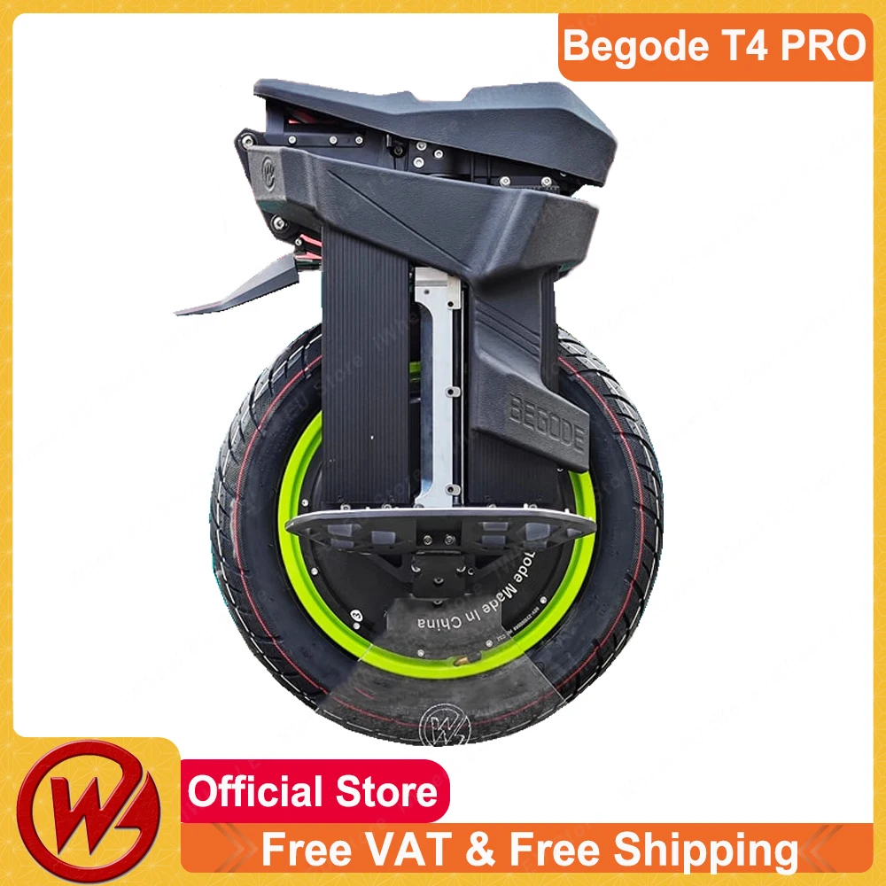Eu Stock Pre-Vendita Begode T4 Pro 100V 1800Wh Batteria 2500W Aggiornamento Motore Custodia Batteria Ufficiale Begode T4 Pro Electric Unicyle
