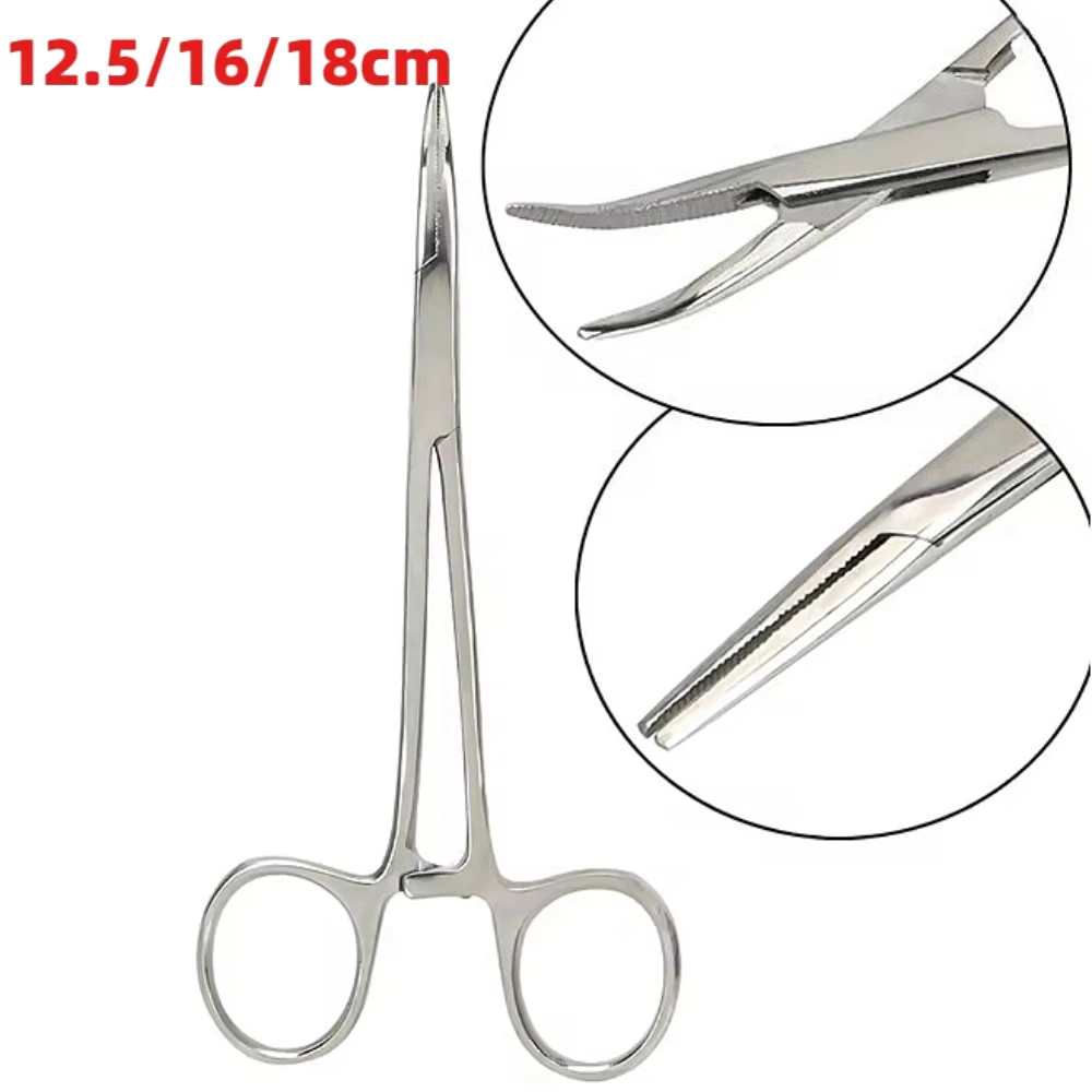 Haemostatic Forceps Clip Scissors Hemostat Artery Surgical Cupping Clamps Fishing Scissors Pet Feather Picking Clips