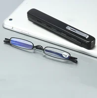 New Design Mini Superthin Reading Glasses Women Men Rectangle Full-rim Reading Glasses +0.75 +1 +1.25 +1.5 +1.75 +2 +2.25 to +4 1