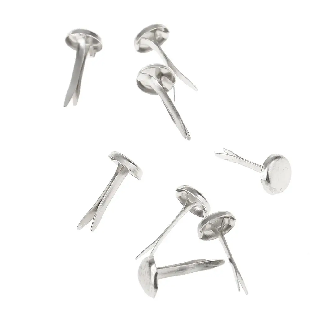 200Pcs Round Metal Split Pins Paper Brads Lot Scrapbooking Decor metal brads scrapbooking decoration