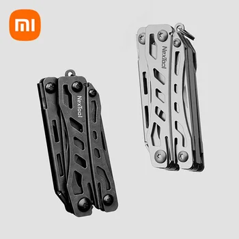 샤오미 Nextool 미니 플래그십 EDC 수리 도구, 포켓 접이식 나이프, 야외 생존 도구, 멀티툴 키트 플라이어, 10 in 1