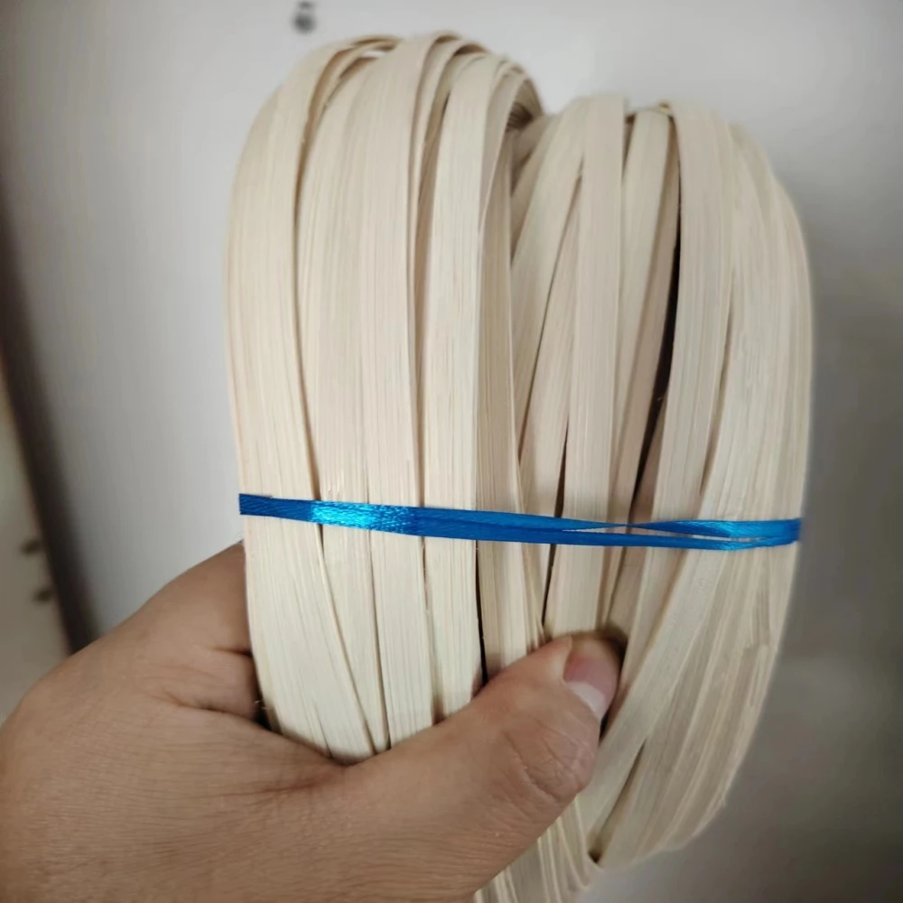 10 Meters Natural Flat Reed Rattan Core for Crafting and Weaving Projects