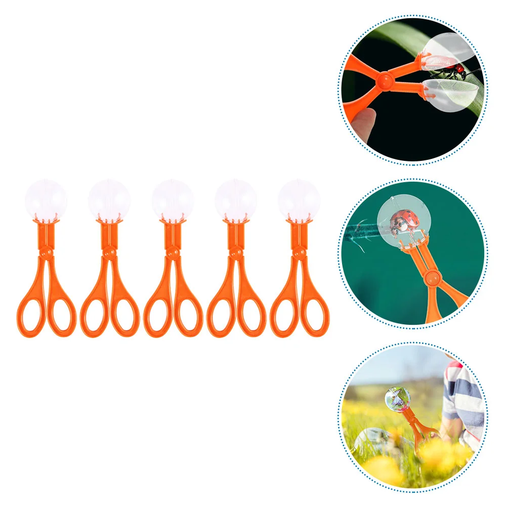

Yardwe Kids Toys 5Pcs Clips Catchers Outdoor Habitat Nature Handy Design Catch Tongs Barn Catcher Tweezers Gifts Toy