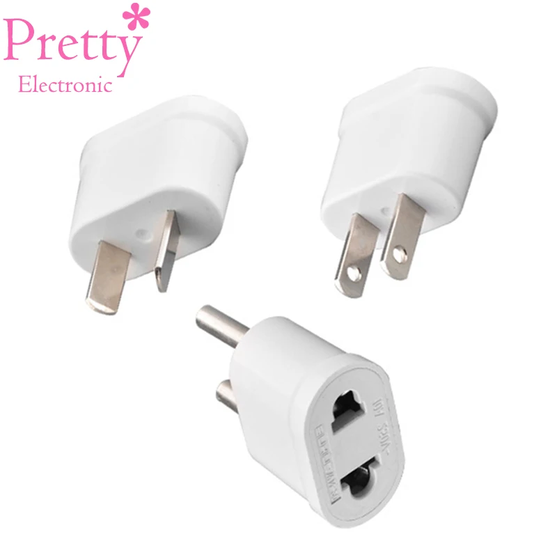 1Pc Us Adapter Plug Eu Us Auto Us Travel Wall Presa Di Corrente Elettrica Presa Di Corrente 2 Pin Presa Euro Europe To Usa