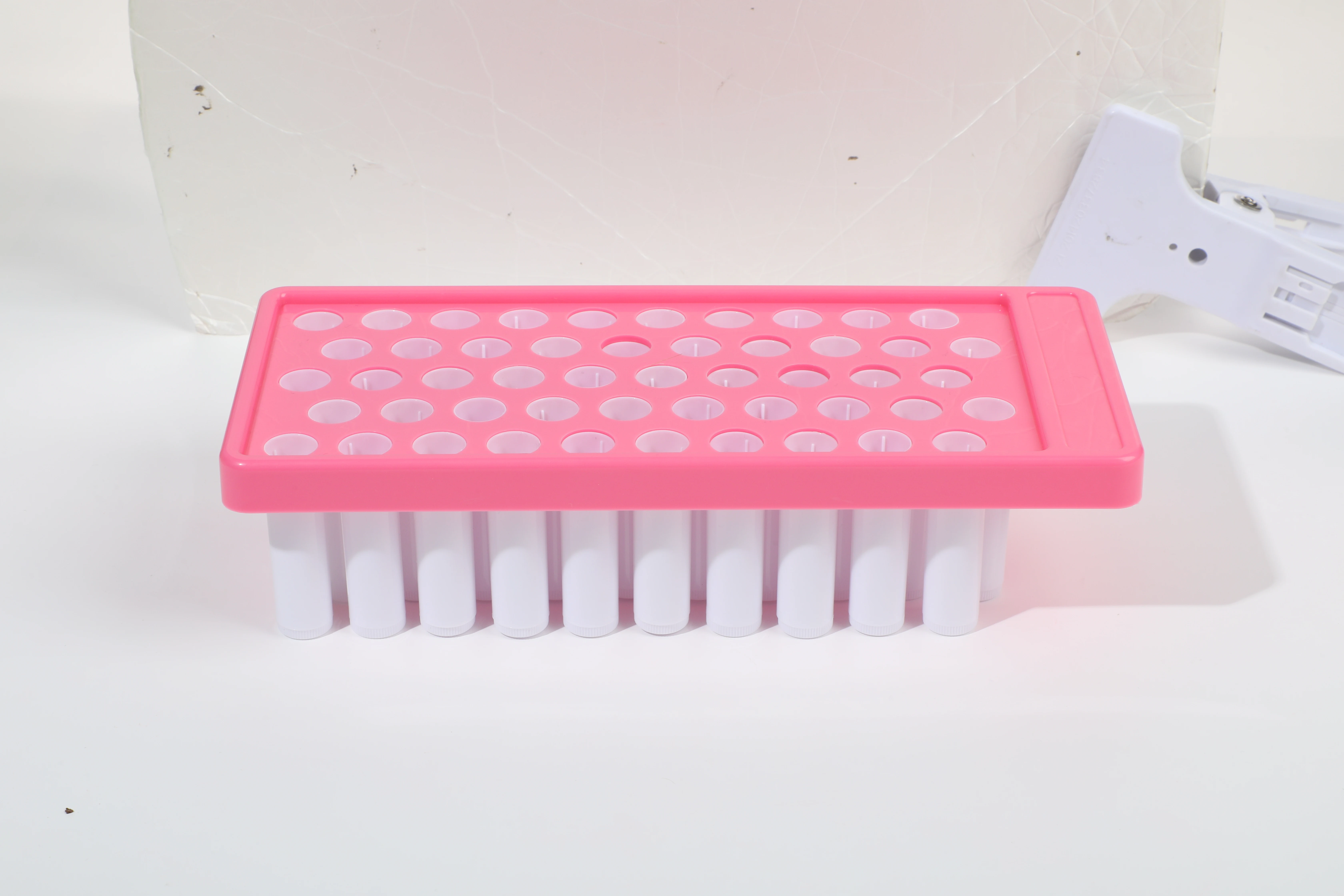 충전 몰드 PP 립밤 충전 트레이 립밤 제작 키트 3가지 색상 충전 도구 뷰티 DIY 매니아 수제용
