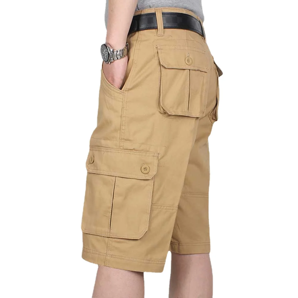 Pantalones cortos Cargo para hombre, ropa informal de algodón, militar, táctica, de calle talla grande 29 46|Pantalones cortos| - AliExpress