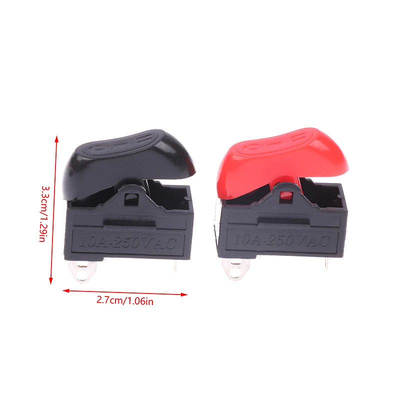 New 4 Pcs/lot KCD15-103/T Hair Dryer Switch 3 Pins Rocker Switch 3 Position ON-OFF-ON Boat Shaped Switch