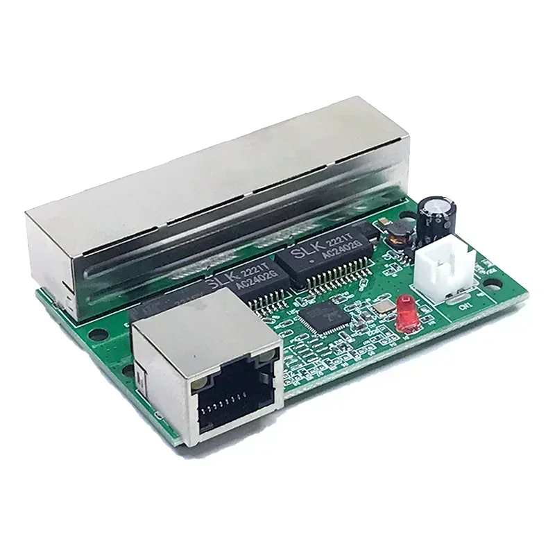 미니 PCBA 4/5 포트 네트워크 미니 이더넷 스위치 모듈, 10/100Mbps, 5V, 12V, 15V, 18V, 24V