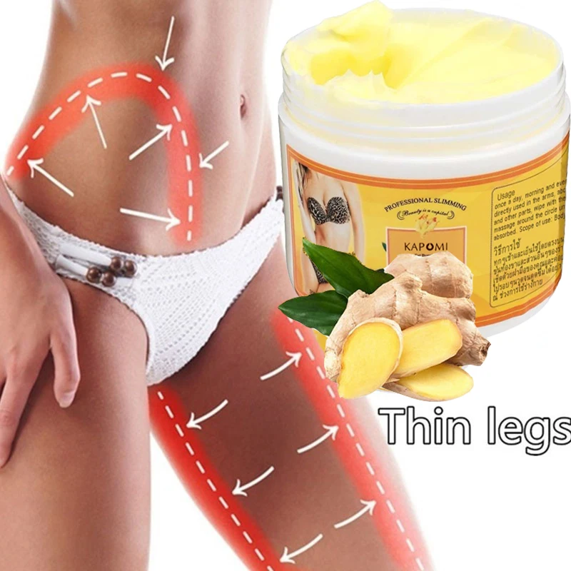 Karcsúsító krém gyömbér test has fogyókúrás masszázskrém zsírégető fogyás anti fat mass Slim krém_voghion.com