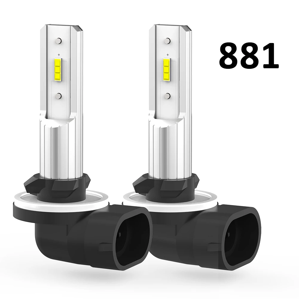 BMT Xms Lampadina H27W/1 H27W/2 880 881 LED Switchback – Bicolore 6500K Bianco E 3000K Giallo, 2 Pezzi, CanBus Ready