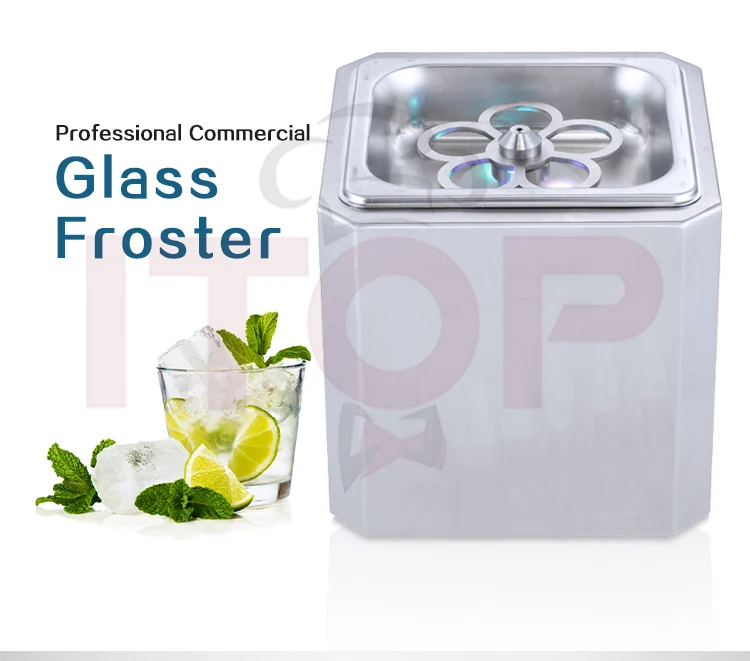 ITOP Instant Glass Cup Froster Fast Frost Ice Cup Glass Cooler Machine Cool  Glass CO2 Glass Chiller for Beer Wine Whiskey