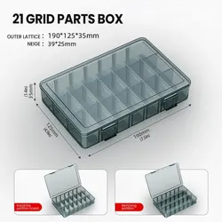 Enhanced Storage Solution: Durable Plastic Tool Organizer for Small Parts and Accessories (0190)