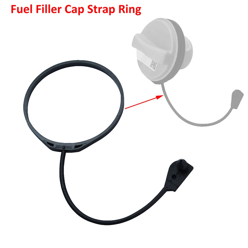Car Fuel Filler Cap Tether Cord Strap Rope Plastic Rubber Accessories For Jaguar XF 2008-2015