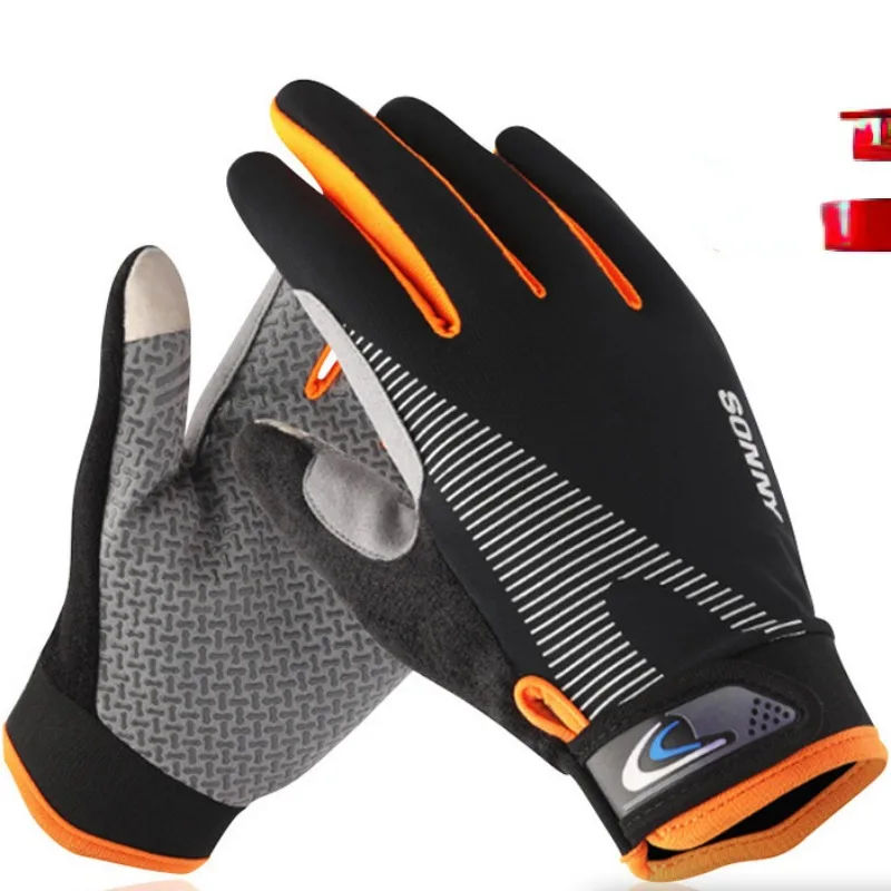 Anti-Slip Cycling Gloves TouchScreen Bike Gloves Outdoor Winter Thermal Warm Cycling Gloves Full Finger Bicycle Ski Sport Gloves 5