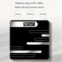 Bathroom Scales Floor Body Scale Digital Weight Scale Glass Electronic Smart Scales LCD Display Body Weighing Scale 1