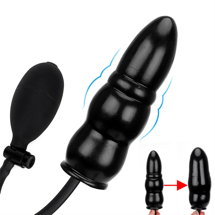 Anal Plug Dilator Inflatable For Women Men Adult Products