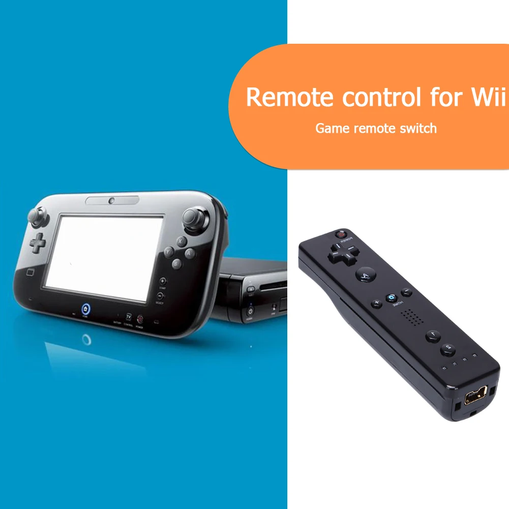 Black Remote Controller Gamepad for Nintendo Wii Wii U Console