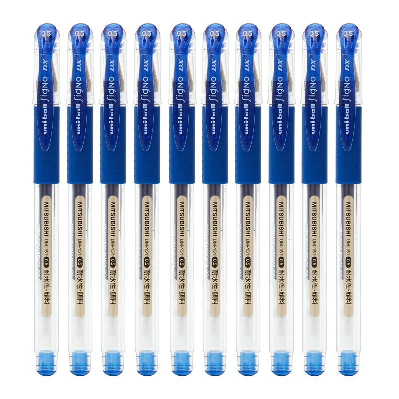 Uni-ball Signo Um-151 Gel Ink Pen – 0,38 mm – Set da 10 (Black) by Uni-ball