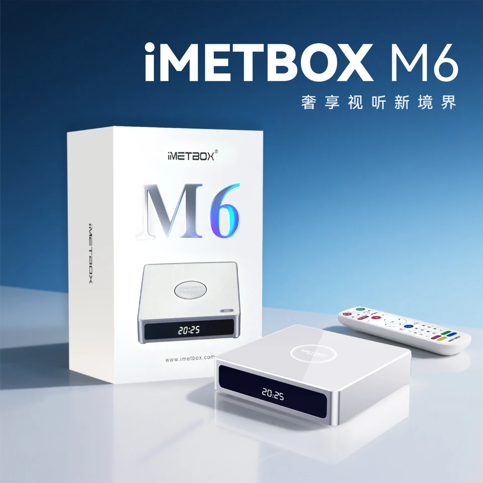 iMETBOX M6 メディアプレーヤー Genuine]IMETBOX M6 TV Box 2025 64GB with Vioce Control Wifi 6 8K