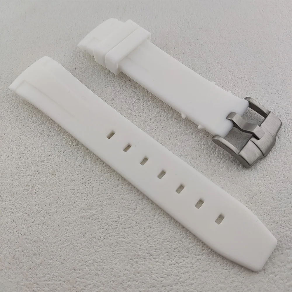 Premium Rubber Watch Strap 22mm Replacement Bracelet - Durable and Comfortable Watch Accessory
